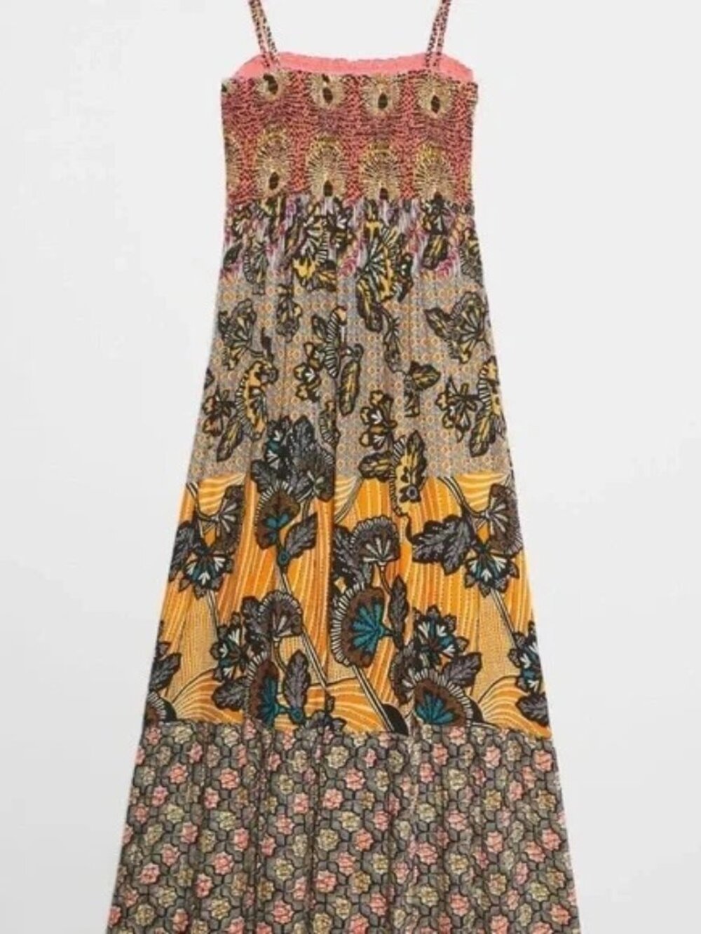 Anthropologie Smocked Maxi Dress sleeping dress xs - Picture 2 of 6